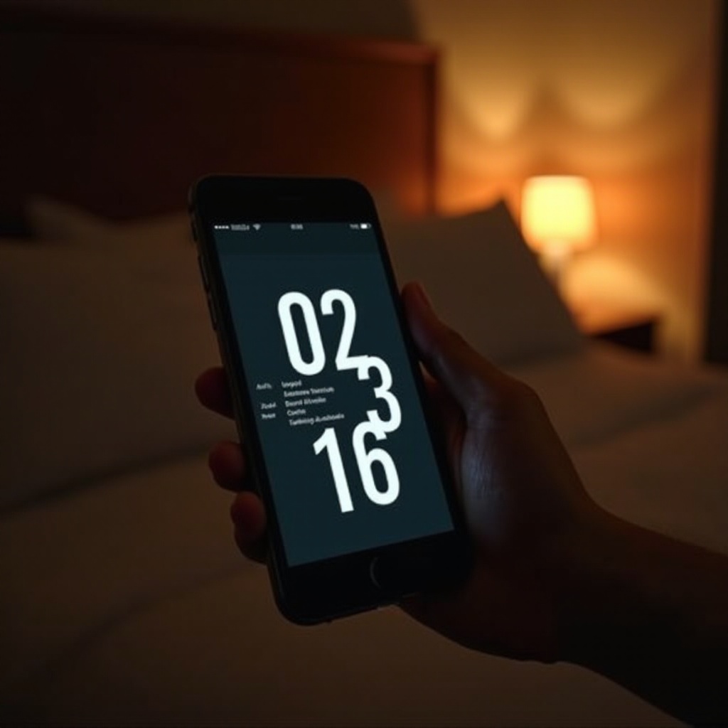how to make iphone look like alarm clock