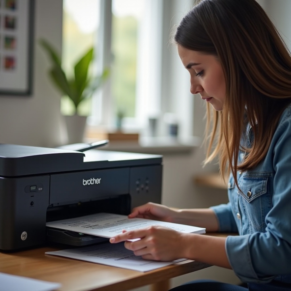 how to unjam brother printer